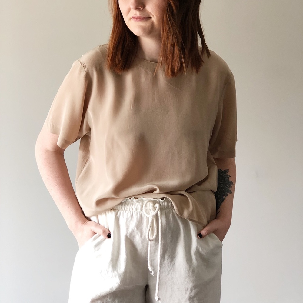 Vintage Silk Tee - Picture 4 of 8